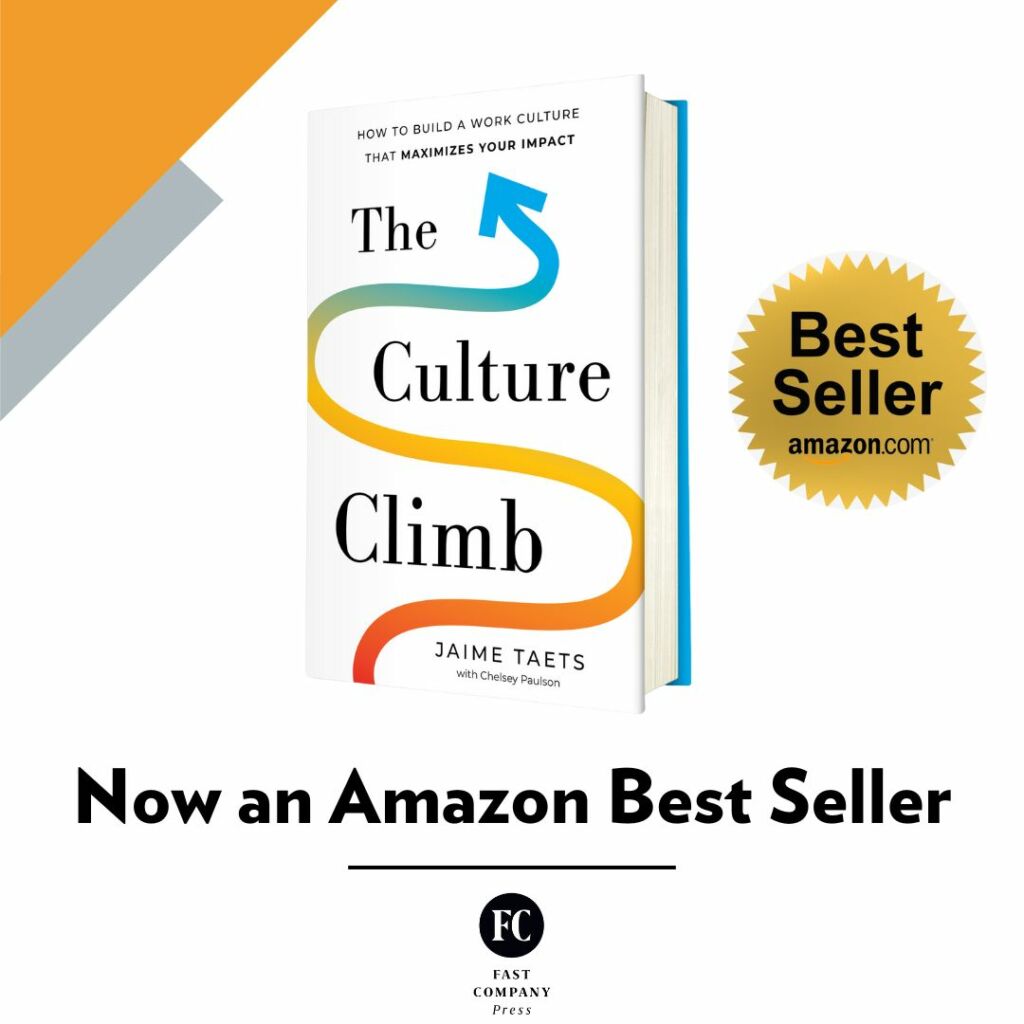 The Culture Climb Book Jacket with Amazon Best Seller Sticker